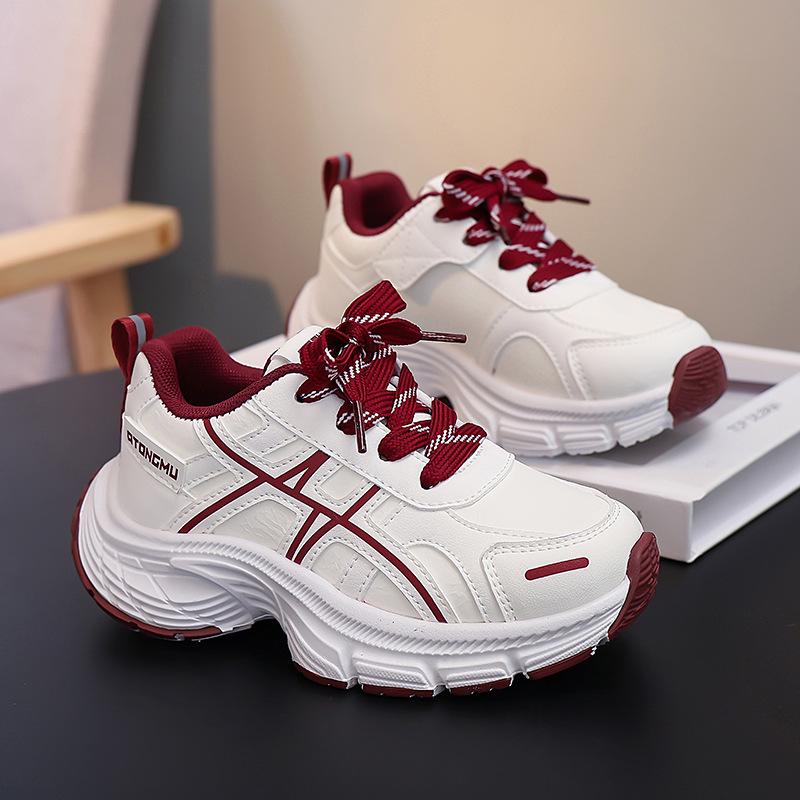 Детские кроссовки с крупной сеткой - Стиль Весна/Осень 2026, Универсальные и модные повседневные туфли для мальчиков и девочек младшего школьного возраста