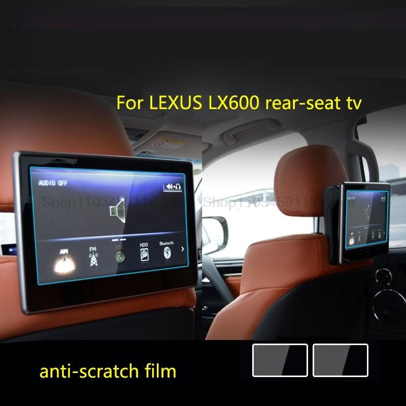 2 pcs Tempered glass Screen Protective film For LEXUS LX600 rear-seat tv Back Seat TV Touchscreen anti-scratch