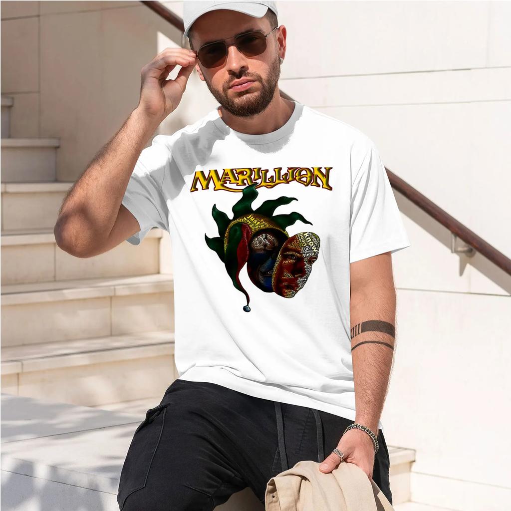 Marillion Market Square Heroes 2026 New Fashion Heavyweight Hot Selling Retro Printed Pattern Fun Round Neck Tshirt For Daily C