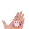 Cartoon Cute Student Gift Bag Charms Party PVC Car Keychain Owl Pendant Animal Keyring Owl Keychain