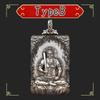 [Lunari] Подвеска-ожерелье Статуэтка Будды Скульптура Ювелирное изделие Амулет Шарм Серебро 925 Удача Пять Великих Царей Мудрости Защитник Тип Б (Тип Б)