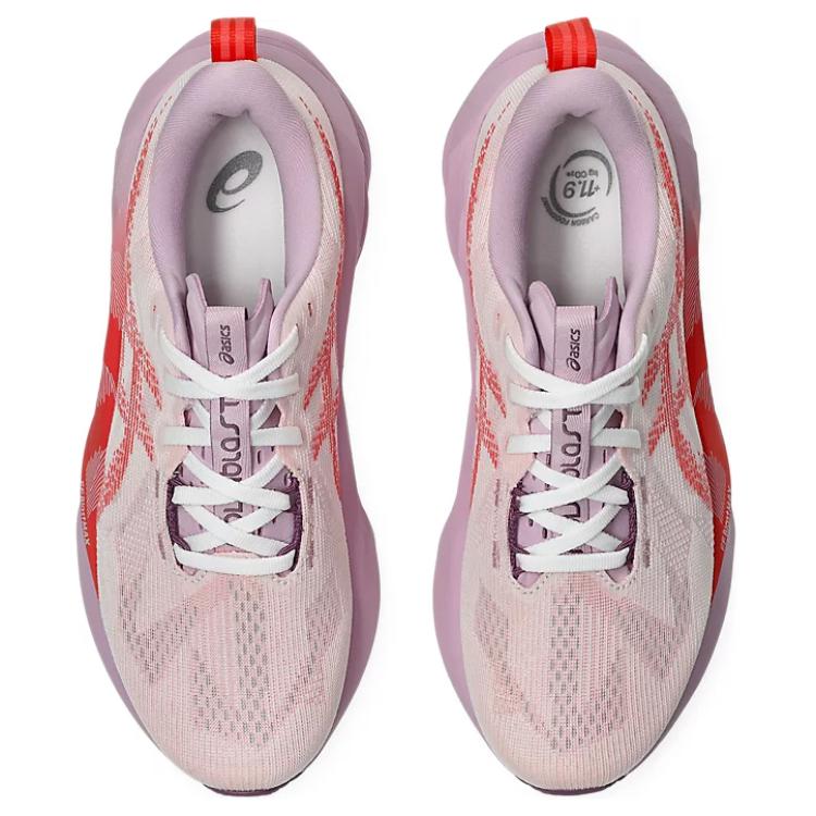 Asics Женские кроссовки Novablast 5 Белый Коралловый риф 1012B765-101