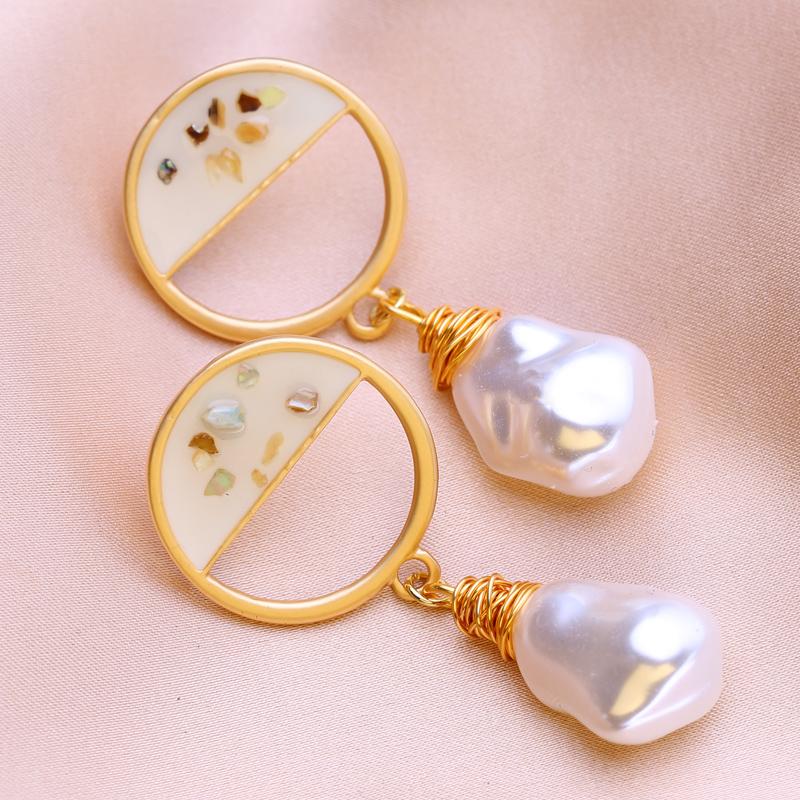 KNIKOO Геометрические длинные серьги для женщин, модные зеленые серьги, ювелирные изделия для свадебной вечеринки, подарки, серьги-капли