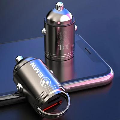 -100 Вт Автомобильное зарядное устройство от прикуривателя PD Быстрая зарядка Мини-автомобильное зарядное устройство для телефона Для BMW E46 E39 E90 E60 E36 F30 E34 X5 E53 E30 E87 M3 M4 M5 X6