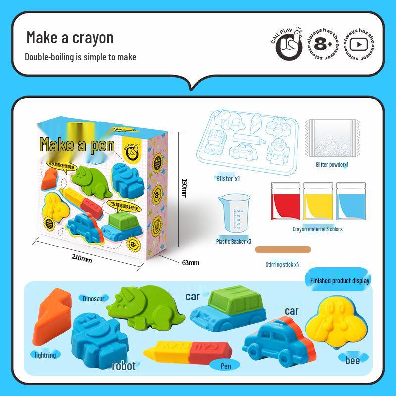 Ke Da Duck Цветной мультяшный карандаш и мел DIY Граффити игрушка для детей