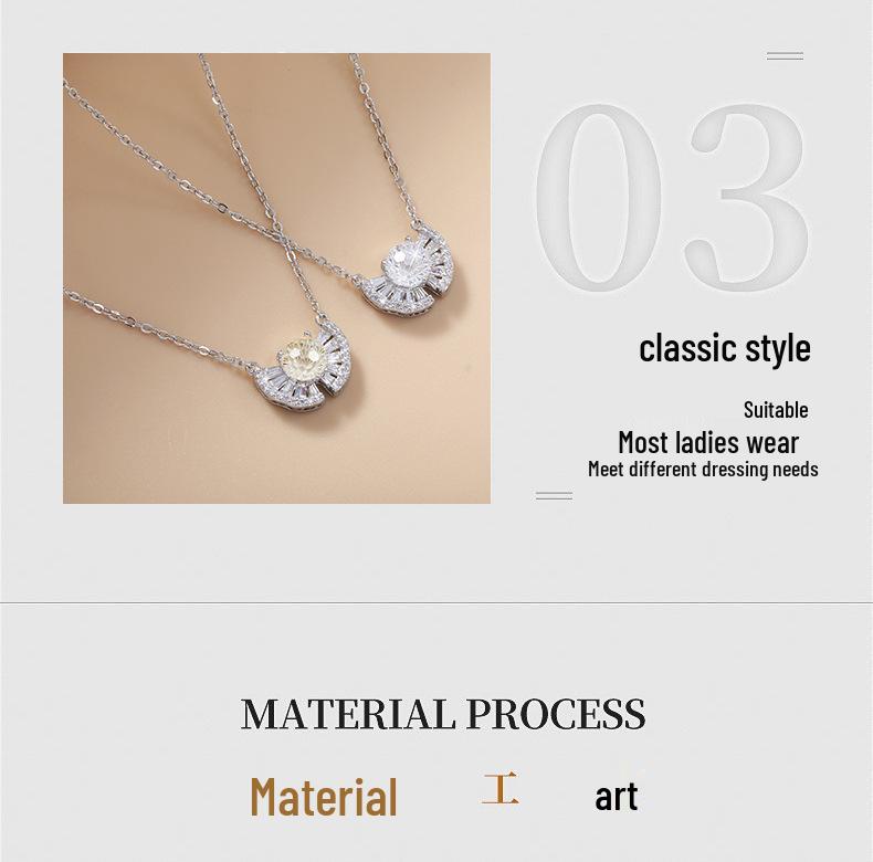 Корейское ожерелье-ключица в стиле легкой роскоши с цирконом для женщин