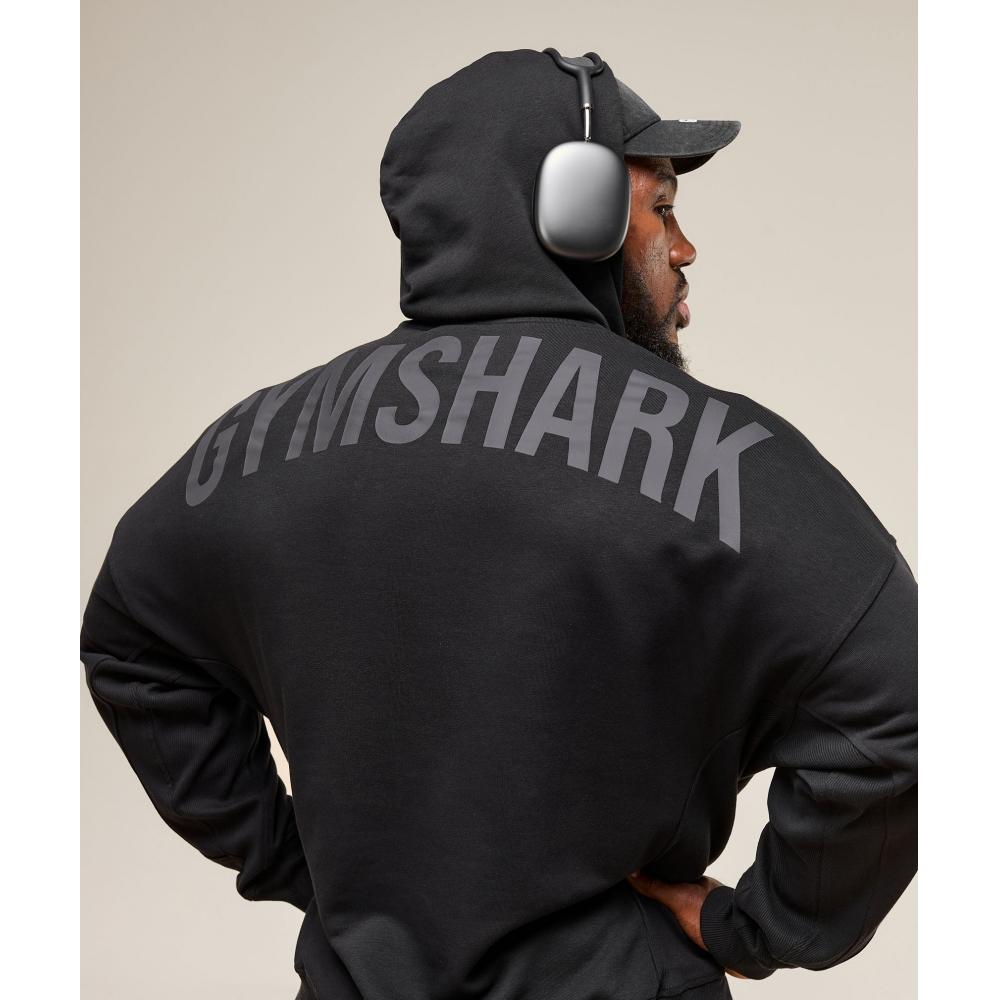 Gymshark Толстовка с капюшоном Power Black A2c9h Bb2j