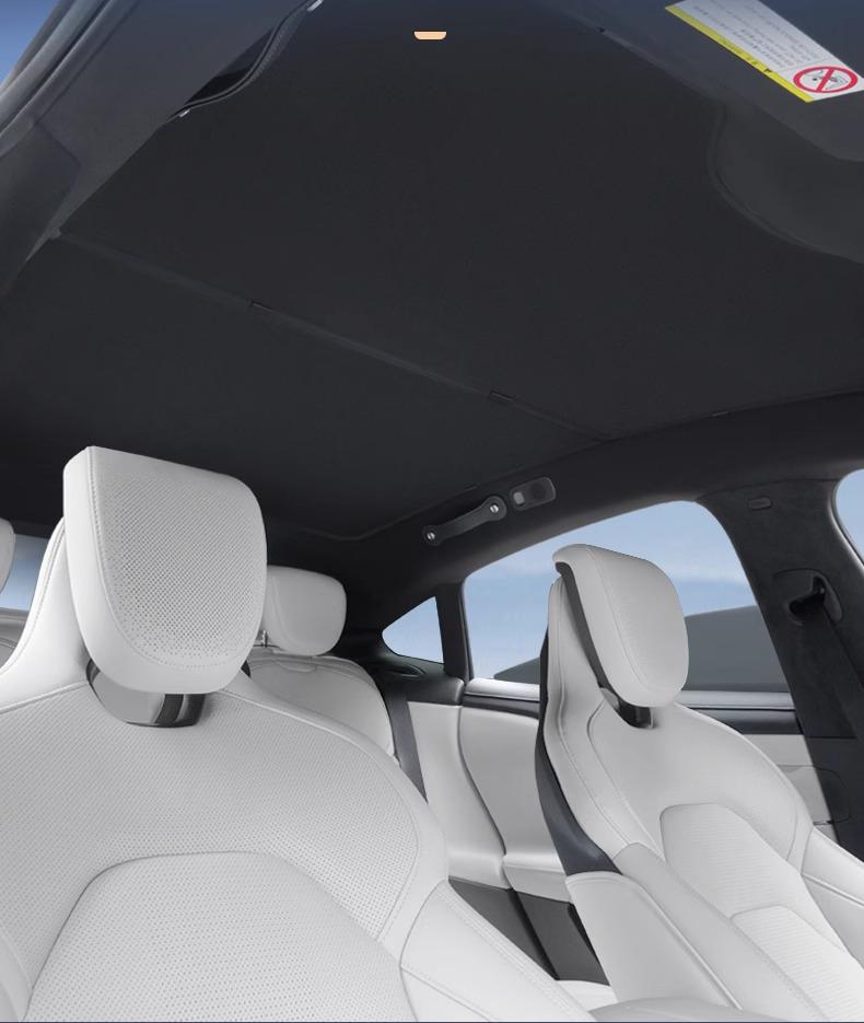 Солнцезащитный козырек люка Xiaomi SU7: Солнцезащитный козырек, Теплоизоляция, Светонепроницаемая шторка для крыши автомобиля.