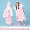 Children's Raincoat for Girls, Long Loose-Fitting Style with Large Backpack Space, Full-Body Storm-Proof Student Rain Poncho for Boys, Specifically