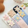 Cartoon Floor Stockings Women Mid-Calf Coral Fleece Socks Funny Furry Plush Sock  Winter