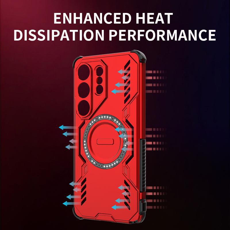 Anti-Drop Shock Proof Case for Samsung Galaxy S26 Ultra S25 FE A17 5G S26 Plus A56 A36 A16 A55 A35 A15 Magnetic Hard Cover