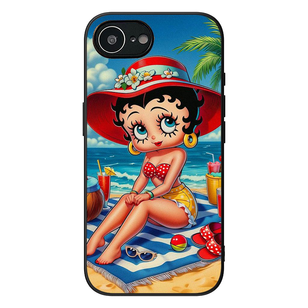 Чехол для телефона Kawaii B-Bettys Аниме B-Boops для Xiaomi Redmi Note 13 A3 A4 14 Pro Plus 9T 14C 13C 9C NFC + Pro+ 5G 4G Мягкий чехол