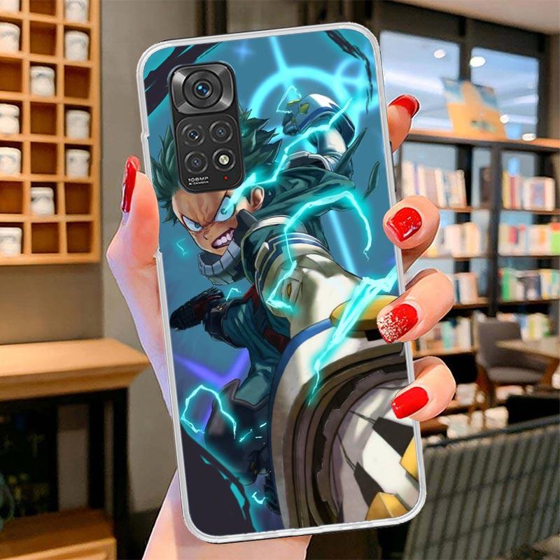Чехол для телефона My Hero Izuku Deku для Xiaomi Redmi Note 15 14 13 12 11 10 Pro Plus 14S 12S 11S 11T 11E 10S Мягкий чехол-бампер R
