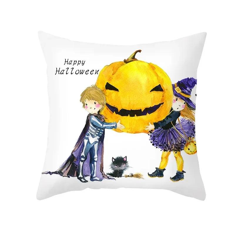 Taie d'Oreiller Theme Halloween, Voiture Fantôme, Horreur, Бюро, Салон, Канапе