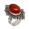 Red Carnelian Gemstone Handmade Silver Jewelry "7"