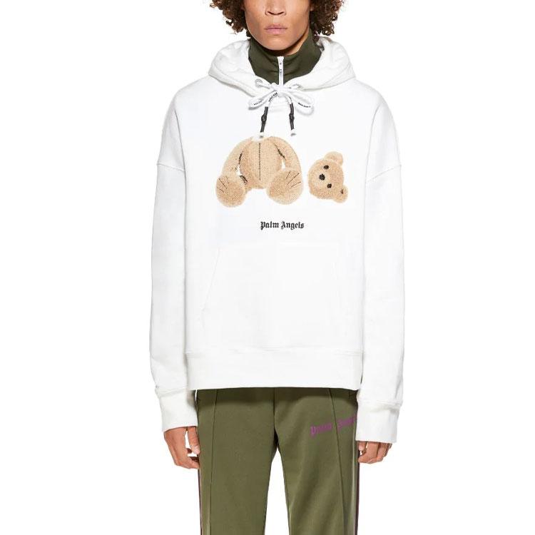 Palm Angels Худи с вышивкой медведя PMBB058R21FLE0010160
