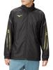 Mizuno MC Line Breath Thermo Lined Warmer and Size Medium Jacket, Moisture-Wicking, Windproof, Water-Repellent, Black/Gold, 32ME2631,