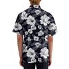 Men's Short Sleeve V-Neck  Print Chest Pocket Care Top