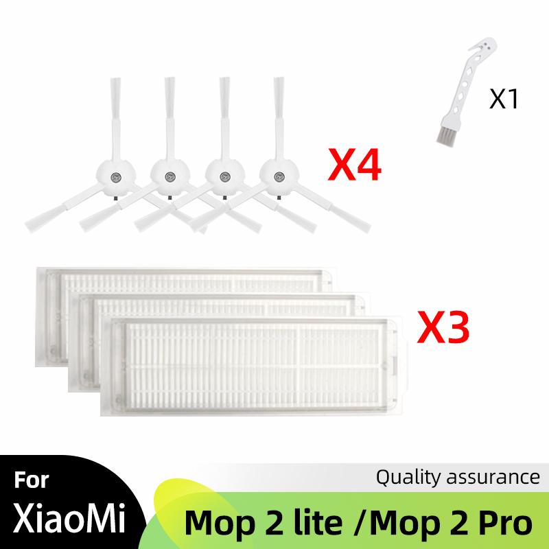 Для Xiaomi Mijia Robot Vacuum Mop 2 Lite / Mi Robot Vacuum Mop 2 Pro / MJSTL / MJST1SHW Запчасти Основная Боковая Щетка Hepa Фильтр Насадка для Швабры
