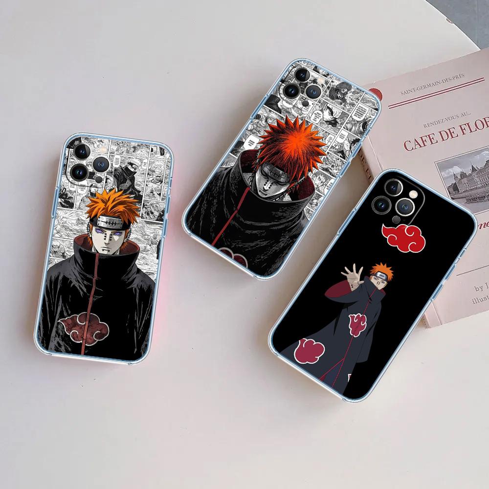 LO80 Pain Akatsuki NARUTO Case for Motorola E13 E15 E20 E22 E22I E22S E30 E32 E40 E7 E7I G Plus Power Play Stylus G22 G14