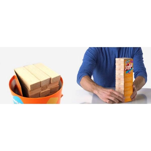 Цилиндр Hasbro Game Jenga, разные цвета