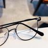 Korean Cat Ear Glasses Frame: Cute, Blue-Light Blocking for Women, Myopia-Friendly, Xiaohongshu Style.