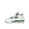 Детские кроссовки Air Jordan 4 Retro GS Oxidized Green белые нейтрально-серые FQ8213-103