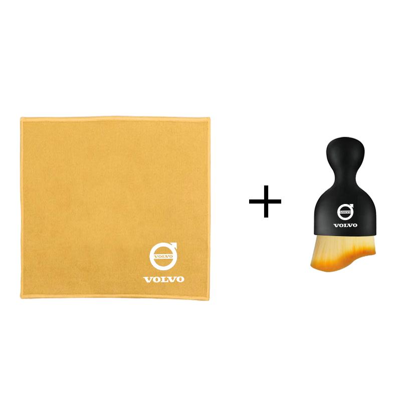 Car Cleaning Soft Brush Towel Rag Cloth Remover Dust Remover For Volvo XC90 S60 V40 XC60 S80 S40 V70 V50 S90 T6 V60 V90 XC40