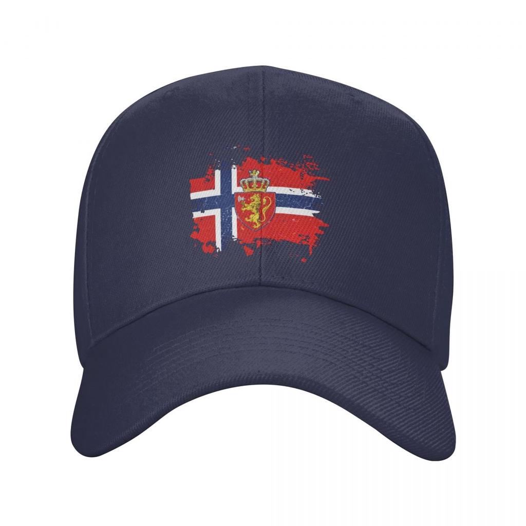 Custom Coat Of Arms Of Norway Baseball Cap Unisex Women Breathable Norwegian Flag Proud Dad Hat Outdoor