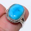 Кольцо из стерлингового серебра 925 пробы с драгоценным камнем Natural Republic Larimar S.6 m1O52