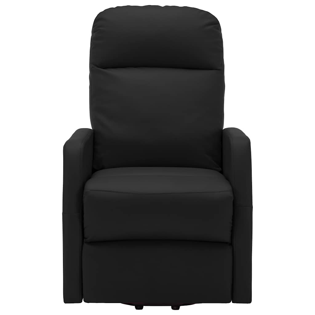 Black PU Leather Recliner Chair