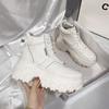Женские кроссовки Зимняя женская обувь на платформе Кроссовки на толстой подошве Увеличивающие рост женские ботинки Толстая подошва для женщин Весна Осень