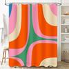 Shower Curtain Set Waterproof Abstract Art Nature Landscape Bathroom Decor Fabric Backdrop Vintage Farmhouse Modern Home