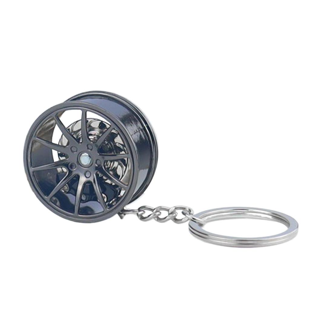 Брелок для ключей в виде автомобильного обода, металлический брелок для ключей в виде автомобильного обода, брелок в форме автомобильного обода, брелок из сплава для рюкзаков, сумок, ключей от машины