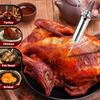 Meat Injector Kit Marinade Seasoner with Stainless Steel Needles for BBQ Grill Turkey Ergonomic Design Seasoning Injector for Flavorful Meat Brisket