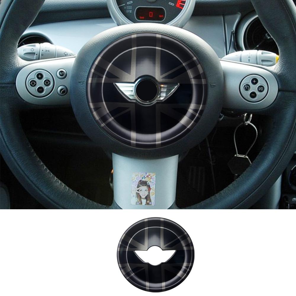 Car Steering Wheel Center Panel Cover Car Sticker For Mini Cooper R50 R52 R53 Car-Styling Interior Trim Auto Accessories ksgbw33