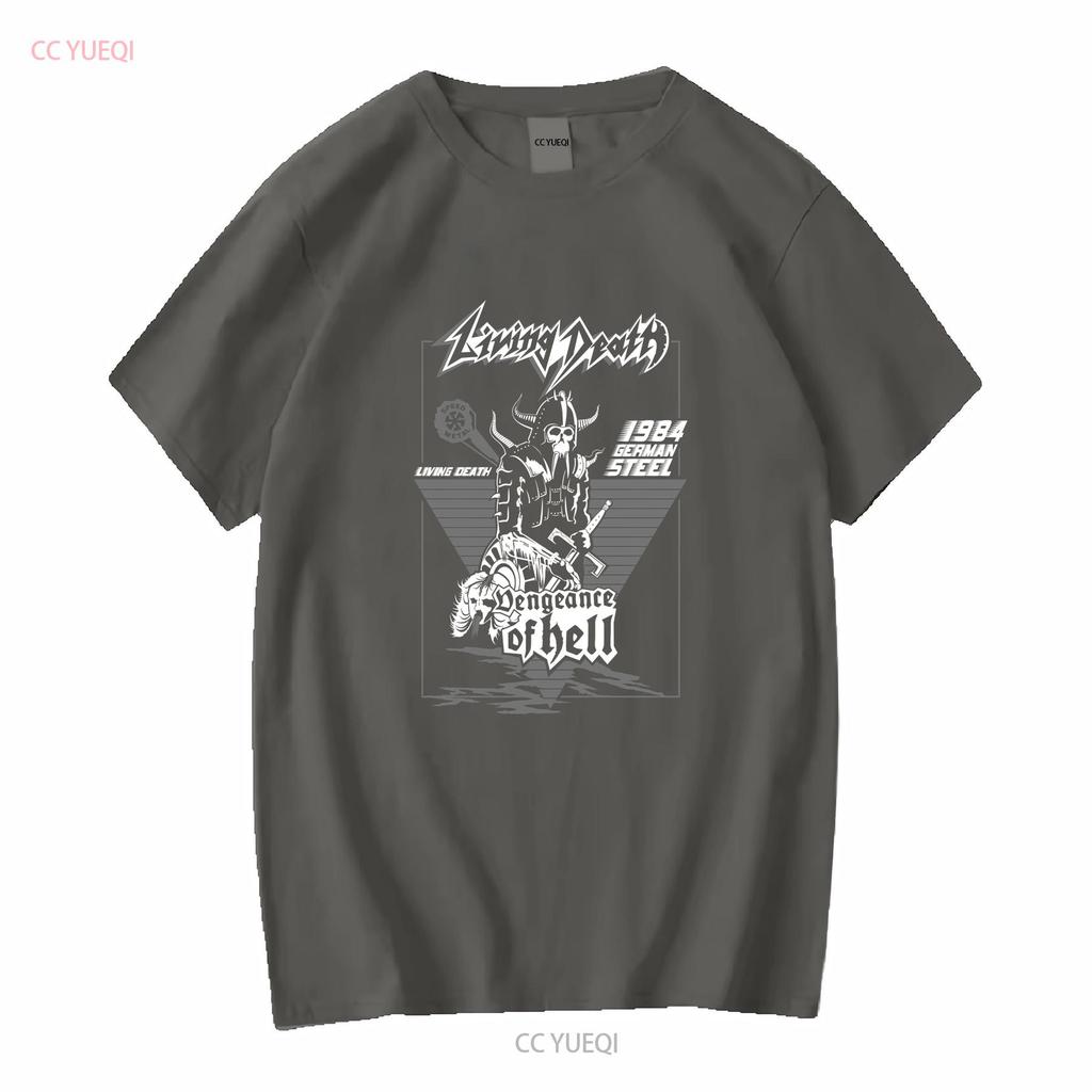 Новый с бирками Футболка Living Death Ч/Б Underground Music С длинным или коротким рукавом Винтажный стиранный топ для повседневной носки Дизайнерская одежда
