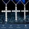Серебряная s925 подвеска-крест для женщин - Легкая роскошь, модная, универсальная, цепочка на ключицы, ювелирное изделие