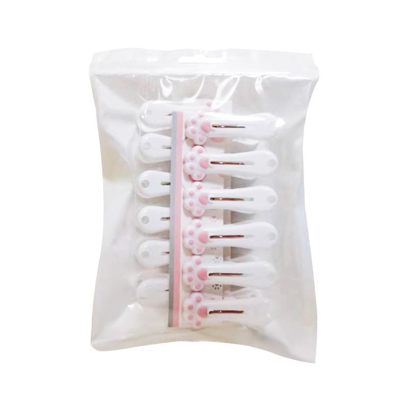 12 шт. прищепок для белья в виде кошки, одинарные прищепки для сухого одеяла, бытовая вешалка для хлопкового одеяла, фиксированная ветрозащитная клипса, органайзер для одежды и одеял