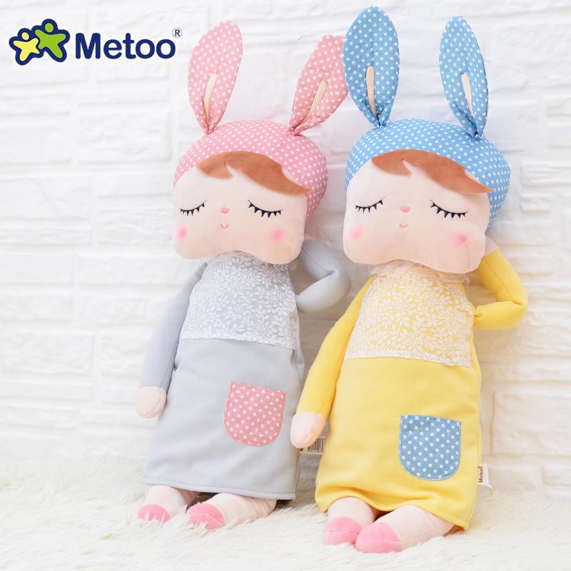 Оригинальная плюшевая кукла Metoo Dream Bunny Angela 13 дюймов, милая, для девочек, мягкие игрушки, подарки на день рождения, идеально для детей, младенцев