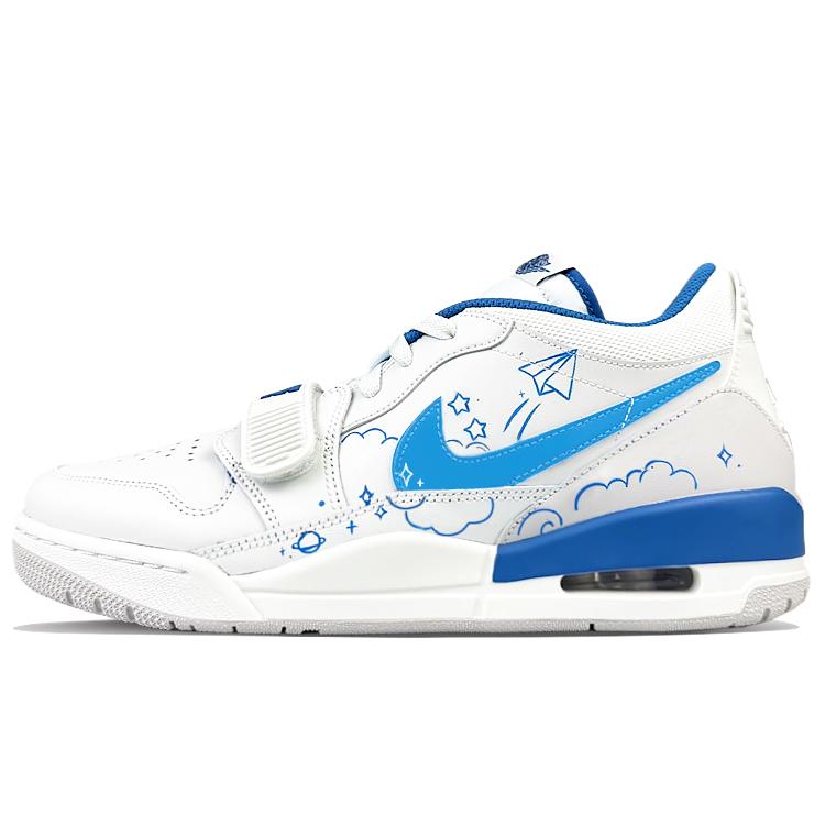 Jordan Legacy 312 Амортизация Нескользящая Износостойкая Амортизация Нескользящая Износостойкая Низкие HJ3480-140(Team40-SBOX)