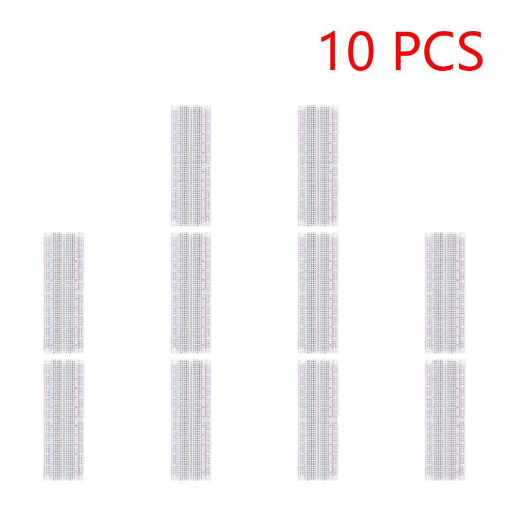 10-1PCS Prototype PCB Solderless Breadboard Solderless Breadboard Protoboard Circuit PCB DIY Kit 200 Hole Develop PCB test Board