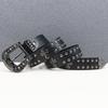 Cross Personality Trend Design Style Belt Men and Women Universal Metal Belt Hip Hop Punk Rivets Cool