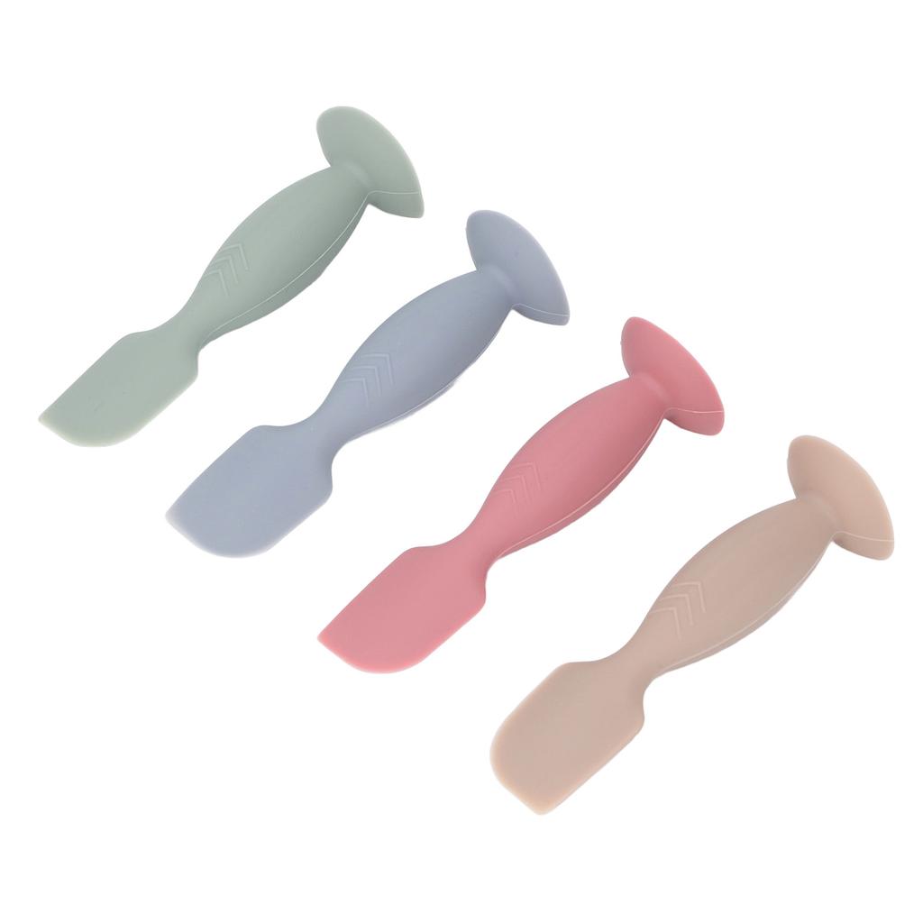4 шт. Детский шпатель для крема для подгузников, мягкий, для новорожденных, силиконовый аппликатор для детской попы