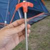 10pcs Heavy Duty Camping Stakes 8 Inch Ground Stakes Fixed Tent Peg Tent Stakes  Trampoline