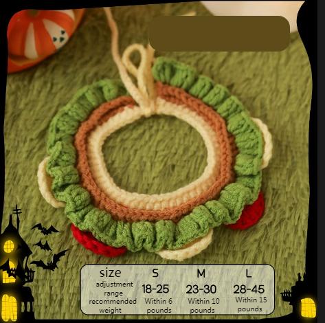 Funny Halloween Cat Scarves and Pet Clothes Cute Plush Toys Cat Accessories Cat Hats Dog Bibs Cute Collars