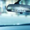 3pcs Faith-Based Car Decals Bible Verse Rear View Mirror Decals  for Car Interior Decor