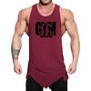Men’s Gym Clothes Summer Simple Handsome Hip-hop Sleeveless Tops Bodybuilding Irregular Hem Vests Leisure Streetwear