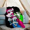 The Powerpuff Girls printed throw blanket—lightweight,soft,warm;versatile blanket for all seasons—perfect as &air-conditioning throw,nap blanket
