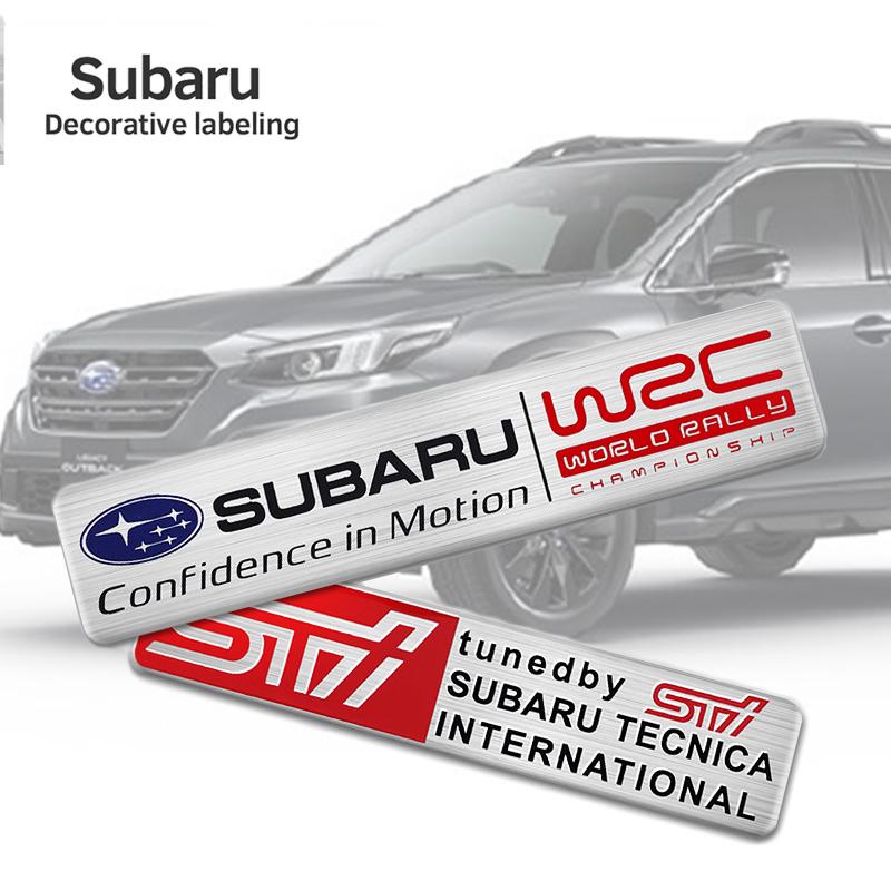 1 шт. Алюминиевый сплав Наклейка с эмблемой автомобиля Значки STI Для Subaru Impreza Legacy WRX BRZ Forester XV Outback Crosstrek Levorg